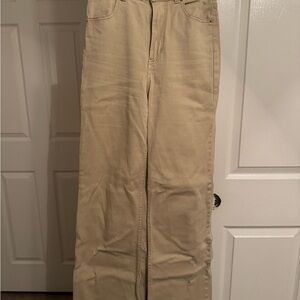H&M Tan High-Waisted Pants